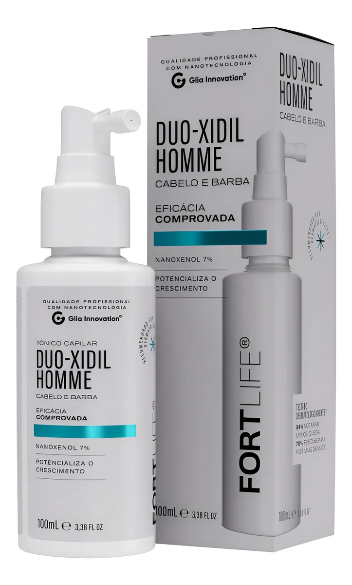 Duo-xidil 7 % Spray Homme 100ml Tônico Capila Cabelo E Barba Não