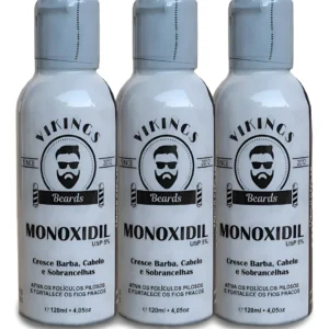 Combo Garibaldi Barba Cheia+ Cabelo 3un Vikings Malbec